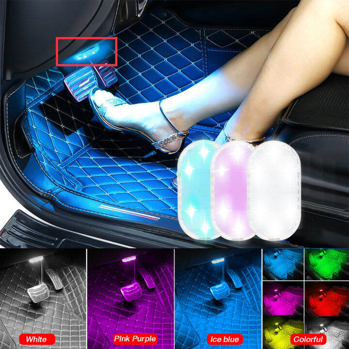 Runye Car LED Touch Lights Wireless Interior Light Auto Roof Ceiling