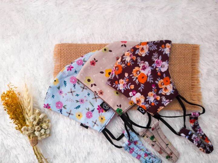 Masker Kain Hijab Headloop Play Masker Kain Hijab Plus Konektor