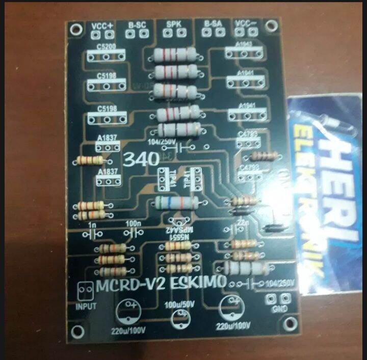 PCB MCRD V2 ESKIMO 340 + komponen | Lazada Indonesia