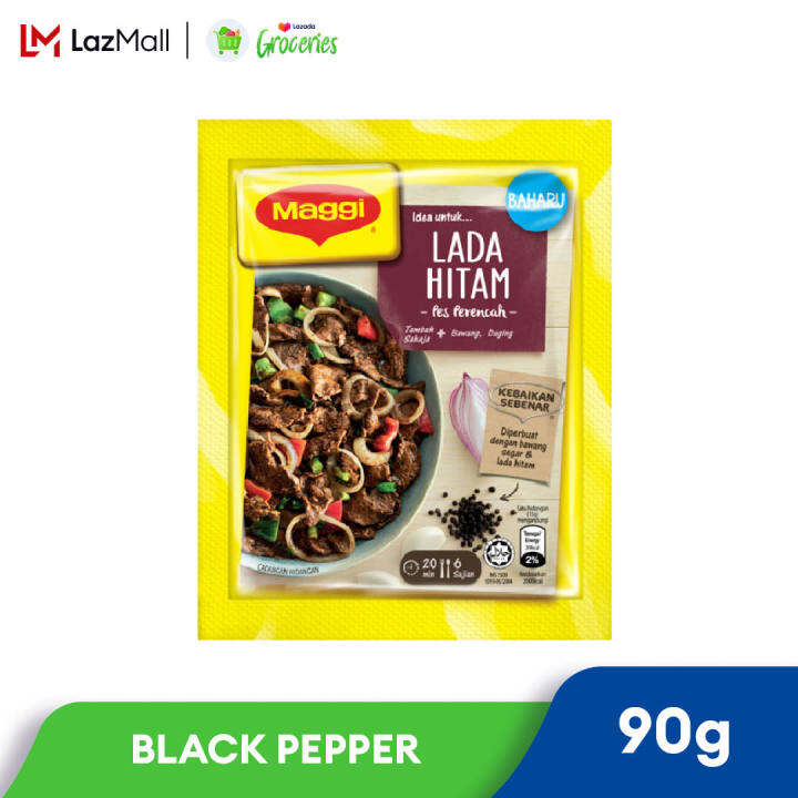 MAGGI Black Pepper 90g Lazada