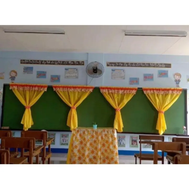 DEPED BLACKBOARD(CHALKBOARD)COVER WITH MATCHING WINDOW VALANCE