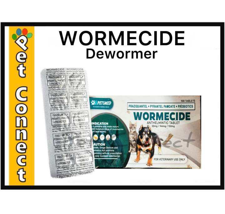 Wormecide Petsmed Dewormer 10 Tablets Deworm Dogs | Lazada PH