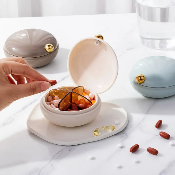 Luxury Pill Box กล่องยา luxury ตลับยา ตลับใส่ยา กล่องเก็บยา medicine