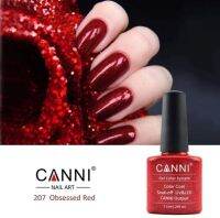 Canni Nail Art Obsessed Red  สีทาเล็บเจลสีแดงเลือดนกสวยโฉบเชี่ยวในลุ๊คสาวเปรี้ยวจี๊ด(ขายปลีก/ส่ง)