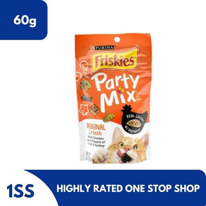 Purina Friskies Party Mix Original Crunch, 60g Lazada PH
