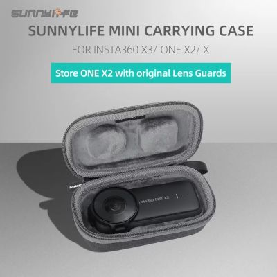 Sunnylife Mini Portable Carrying Case Clutch Bag Protective Storage Bag for Insta360 X3 / ONE X2 / ONE X