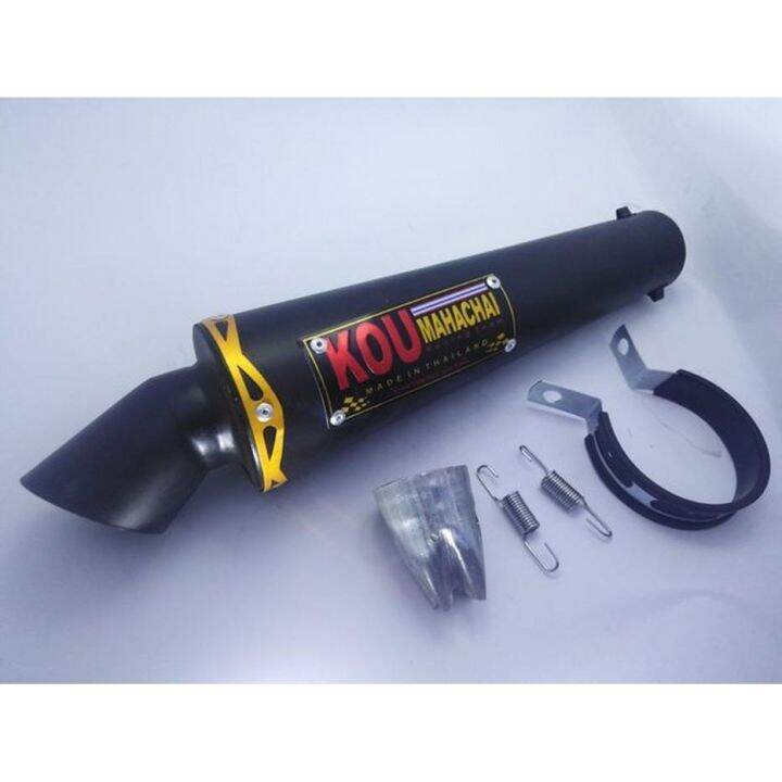silincer knalpot kou full hitam diameter 48mm | Lazada Indonesia
