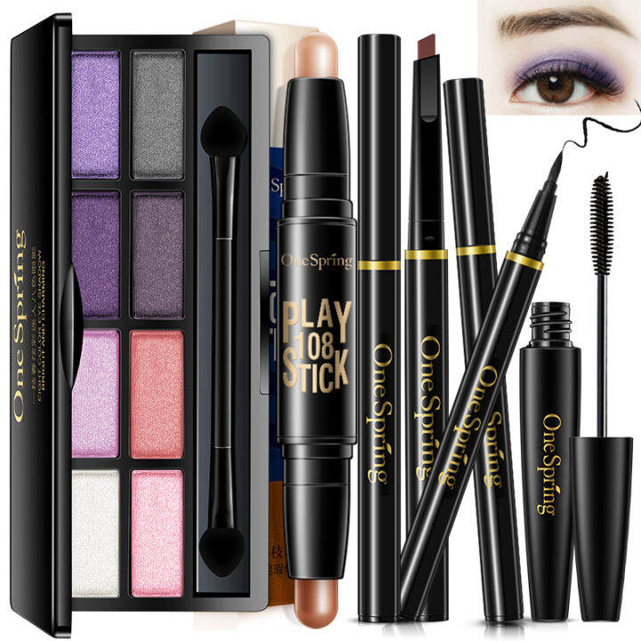 Mascara Eyeliner Set Four Pieces Full Set Eye Makeup Eye Makeup