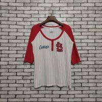 ?เสื้อยืดแขนสามส่วน MLB St. Louis Cardinals