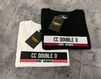 ?เสื้อยืดแขนสั้น CC DOUBLE O งานปักอก ทรงตรง ใส่สบาย ใส่ได้ทั้งชายและหญิง S M L XL 2XL