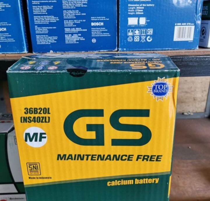 AKI BATERAI KERING MOBIL GENSET GS ASTRA KERING MF NS40ZL/36B20L