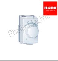 HACO ซีรีส์ DECO W2717 สวิทช์หรี่ไฟ 400W  230V Rotary Dimmer ( 1 Module Turn On/Off )