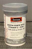 Swisse วิตามิน สวิสเซ Biotin forte with vitamin c + zinc