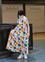 YUDA Japanese Collection
?️Polka dot sleeveless maxi dress ชุดเดรสคอกลม กระดุมหน้าแบบสวม กระเป๋าข้าง ผ้า polyester นุ่มพริ้ว 
. อก (bust) 42"
. เอว (waist) 48"
. สะโพก (hip) free size-58"
. ยาว (length) 46"
แบบสวย ใส่สบาย