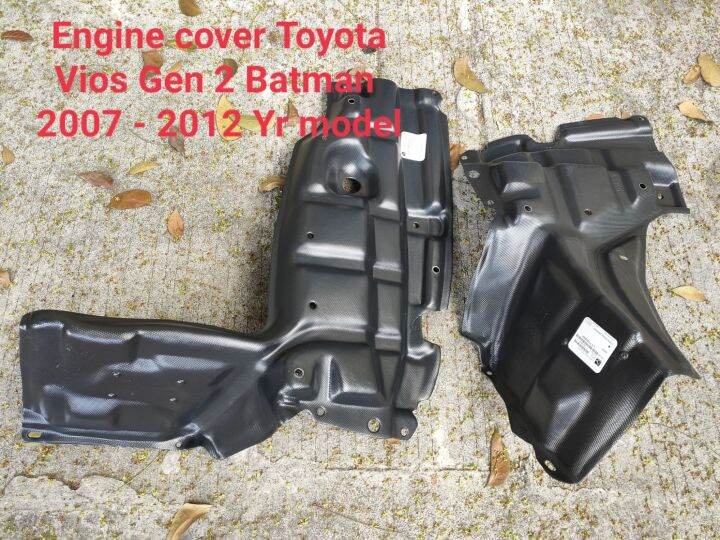 Engine cover Toyota Vios Gen 2 Batman 2007 2012 Yr model Lazada PH
