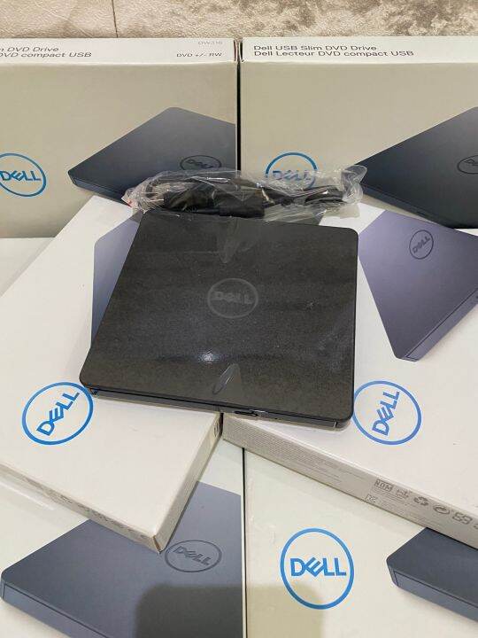 Dell External USB Slim DVD+/RW Optical Drive DW316 มือสองสภาพดี
