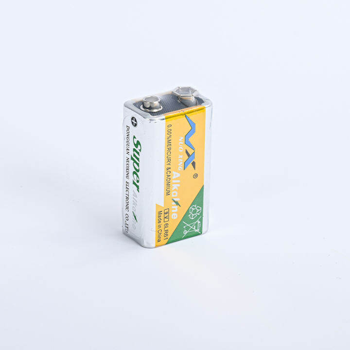 Alkaline 9V battery 6LR61 battery square battery antileakage explosion