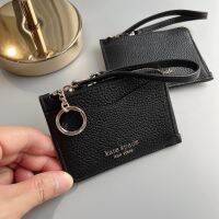 กระเป๋าใส่เหรียญ Leila Small Cardholder Wristlet Black WLR00398