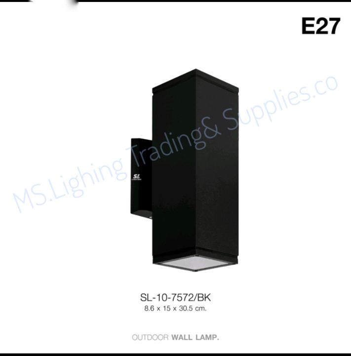 sl-10-7571-bk-ms-lighting-โคมไฟติดผนัง-sl-10-1071a-bkทรงสี่เหลี่ยม-สีดำ-รุ่นส่อง-1-ทาง-และ-2-ทาง-sl-10-2306-bk-ให้แสงสว่างตามทางเดิน-sl-10-7571-sl-10-7572