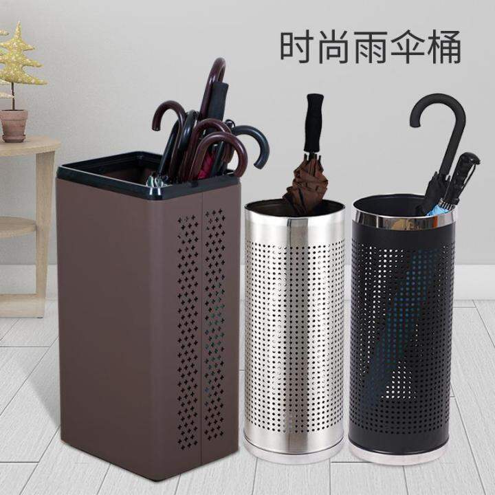 Umbrella Bucket Large Commercial round Umbrella Storage Container