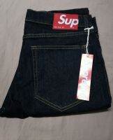 Supreme Jeans​?กางเกง​ยีนส์​ขา​ขากระบอก​เล็ก​สีเข้มใหม่ติดป้ายเอว34ยาว​42​ปลา​ยขา​7​(สนใจ​ทัก​แชท​ต่อ​รอง​ราคา​ได้​ครับ​)