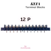 Terminal Block 300V 30A KEFA 12P ช่อง 11Mm บล็อคต่อสายไฟ 12ช่อง KF65C/KF65 ส่งจากไทย