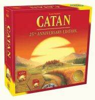 T.P. TOYS CATAN 25 YEARS ANNIVERSARY EDITION BOARDGAMES คาทาน เกมส์กระดาน บอร์ดเกม 2 IN 1 รวมภาค TRADE BUILD SETTLE และ EXTENSIONS 5-6 PLAYER  ในกล่องเดียว (ONE BOX)