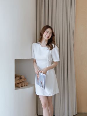 [PRE 20-35 DAYS] Plainperhaps - lady tweed dress - เดรสผูกโบว์