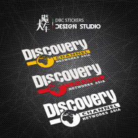 DISCOVERY Discovery สติกเกอร์ติดตัวรถสำหรับเกมวิดีโอและเสียงสติกเกอร์ติดรถยนต์สติกเกอร์สะท้อนแสงมีเอกลักษณ์พิเศษ A