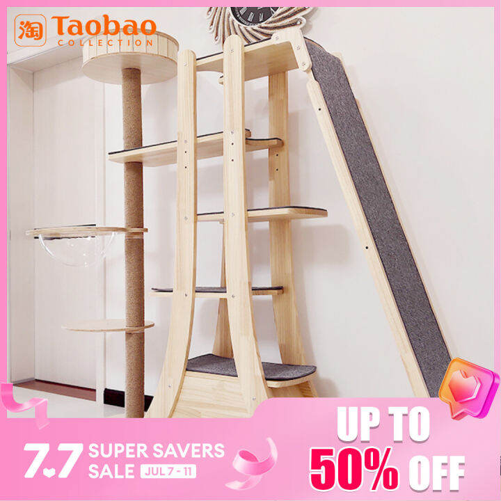 Meow Linyuan Solid Wood Cat Frame Large Cat Climbing Frame Climbing Cat
