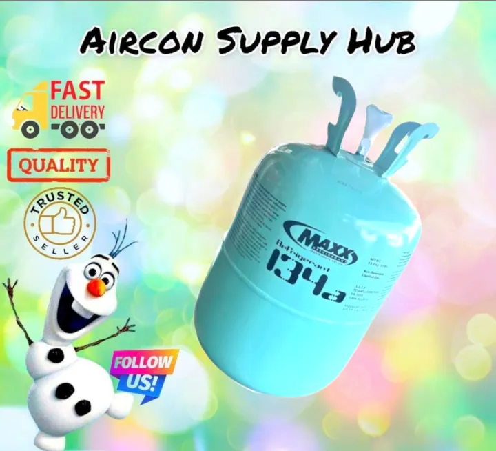 Aircon Maxx Freon 134a 13.6kg Tank car airconditioning supplies parts