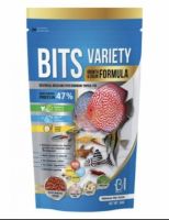 BOOST Bits Variety Growth &amp; Color Formula ผสม Probiotic อาหารสำหรับเล็กเขตร้อนชื้นทุกชนิด  ชนิดเม็ดจมช้า 60 g