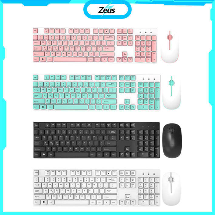 Zeus GK600 Slim 2.4GHz Wireless Keyboard And Mouse Set With USB