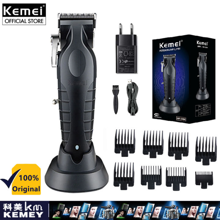 Kemei KM-2296 Professional Hair Clipper For Men Adjustable Cordless ...