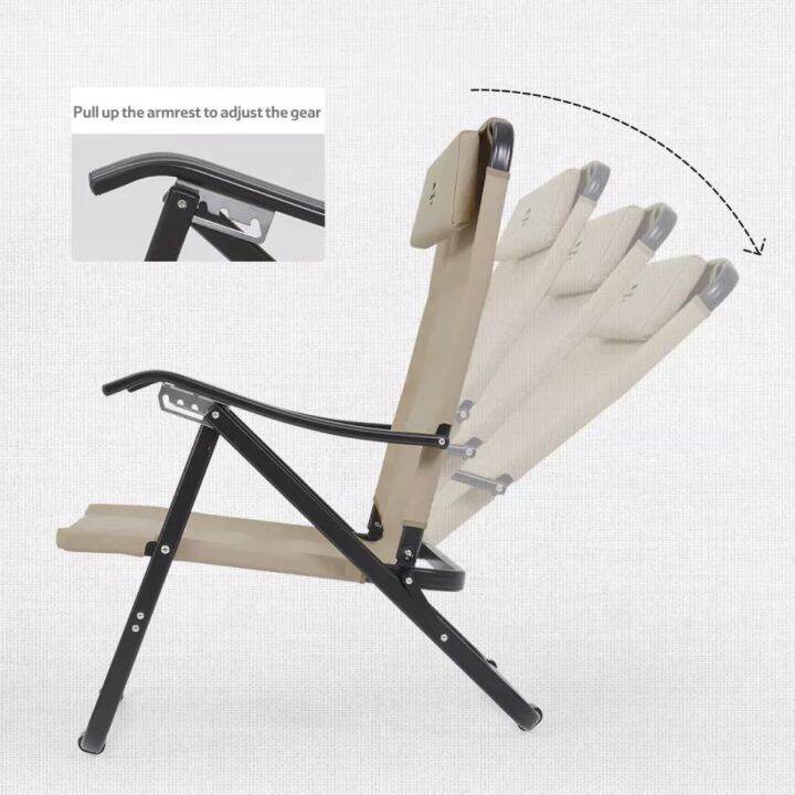 new-adjustable-folding-chair-เก้าอี้พับปรับระดับได้-เก้าอี้แคมป์ปิ้ง-เก้าอี้พับ-เก้าอี้เดินป่า-เก้าอี้สนาม-พร้อมส่ง