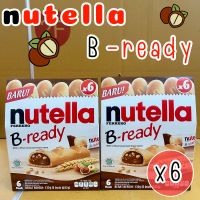 nutella B-ready. T6 1 กล่องมี 6ชิ้น