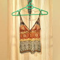 เสื้อสายเดี่ยว. ลายแฟชั่น tanktop #used