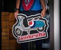 พรมเช็ดเท้า  Lambretta. สีสวย คลาสสิก ทนแดด ทนฝน  แต่บ้านก็สวย ใช้งานก็ดี : Pocenti Scooters