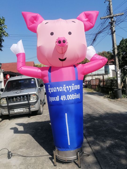 แอร์-แดนซ์-ตุ๊กตา-ลม-โบก-แบบ-พิกเลต-หมูลมโบก-ไม่รวมเครื่องเป่าลม