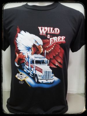 เสื้อ3d เสื้อฮาเลย์Wild&amp;freeผ้า​บาง​