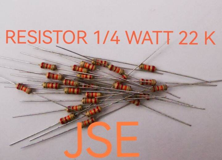 RESISTOR 1/4 WATT 22 K OHM ISI 25 BIJI | Lazada Indonesia