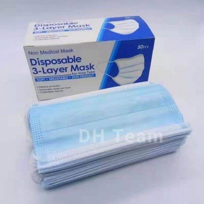 disposable 3 layer mask non medical