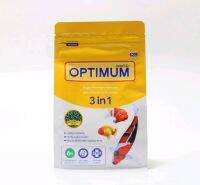 OPTIMUM 3 in 1 ขนาด 400 g.6%(อาหารปลาสวยงาม สูตรผสมสาหร่ายสไปรูลิน่า เร่งสี เร่งโต ป้องกันโรค)