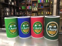 ปลอกเบียร์ ปลอกเก็บ ความเย็น สกรีนลายเบียร์ช้าง สำหรับขวดใหญ่ Beer bottle cooler for Large bottle Chang Beer Logo