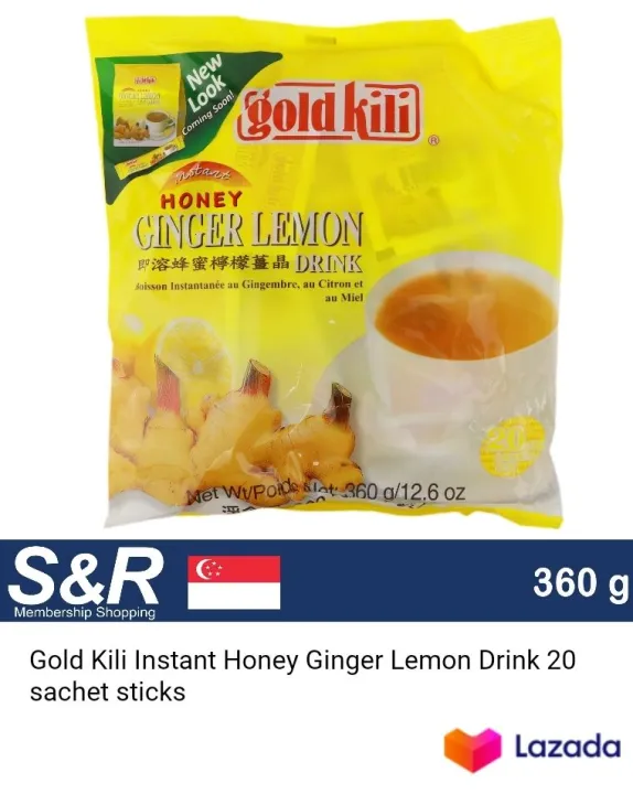 Gold Kili Instant Honey Ginger Lemon Drink 20 sachet sticks Lazada PH