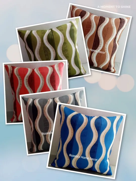 Printed Throw Pillow Case 16" x 16 " Lazada PH