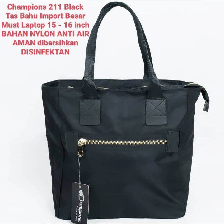 Champions 211 Tote Bag Import Besar muat Laptop 15 inch Lazada Indonesia