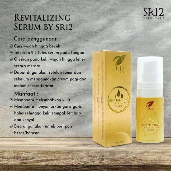 REVITALIZING SERUM SR12Cara penggunaan Revitalizing Serum SR12 itu