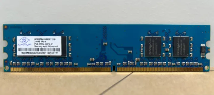 ram DDR2 Nanya 256mb bus 444 (4ชิป) | Lazada.co.th