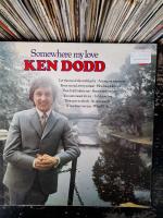 vinyl record 12" แผ่นเสียงสภาพดีตรวจสอบแล้ว KEN DODD Somewhere my love